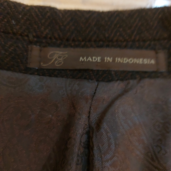 Tasso elba men sport coat size M wool blend - Picture 7 of 10